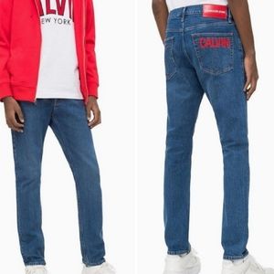 CALVIN KLEIN SLIM ETROIT JEANS